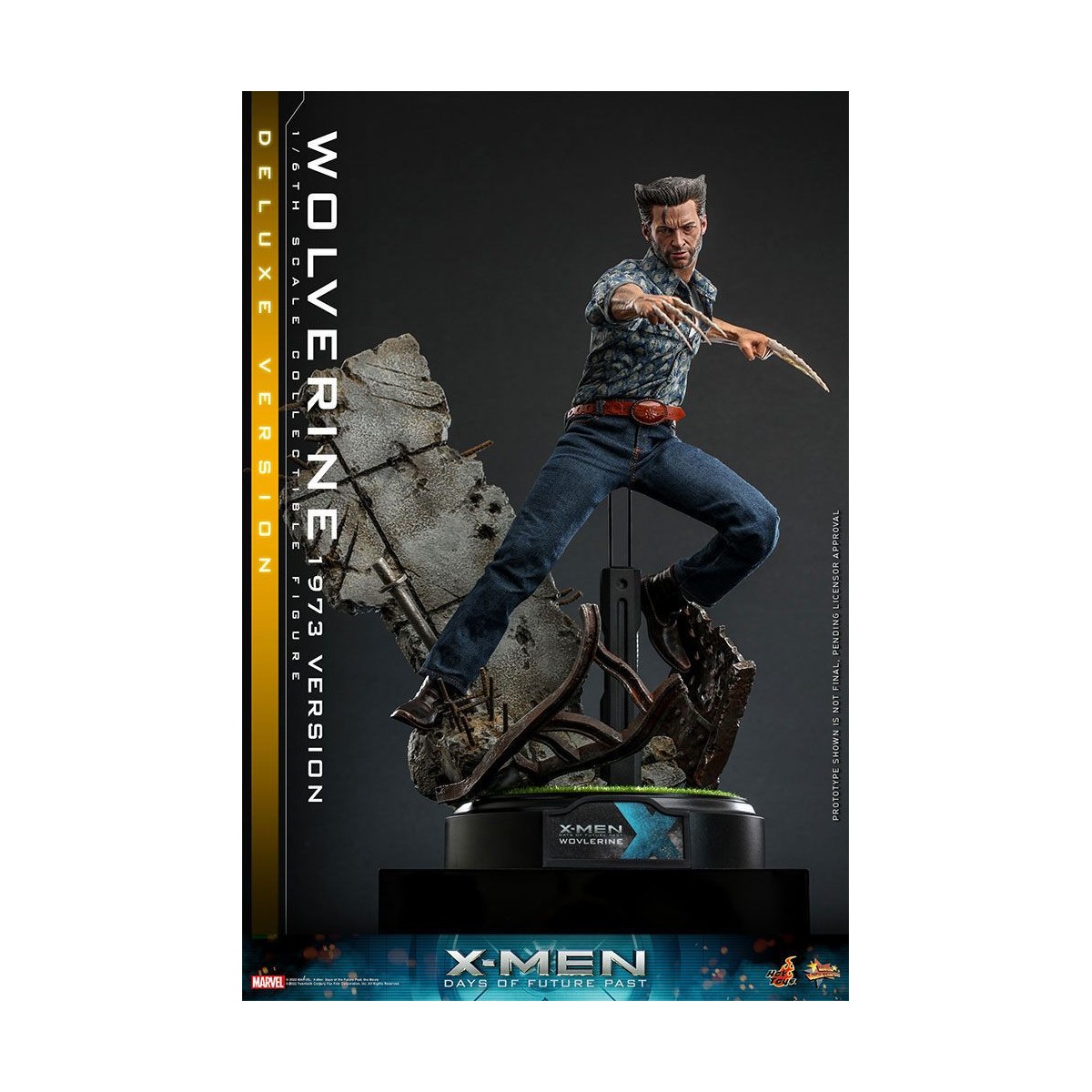 Hot Toys - Wolverine (Versione 1973) Versione Deluxe - X-Men Days of Future Past Film Masterpiece 1/6
