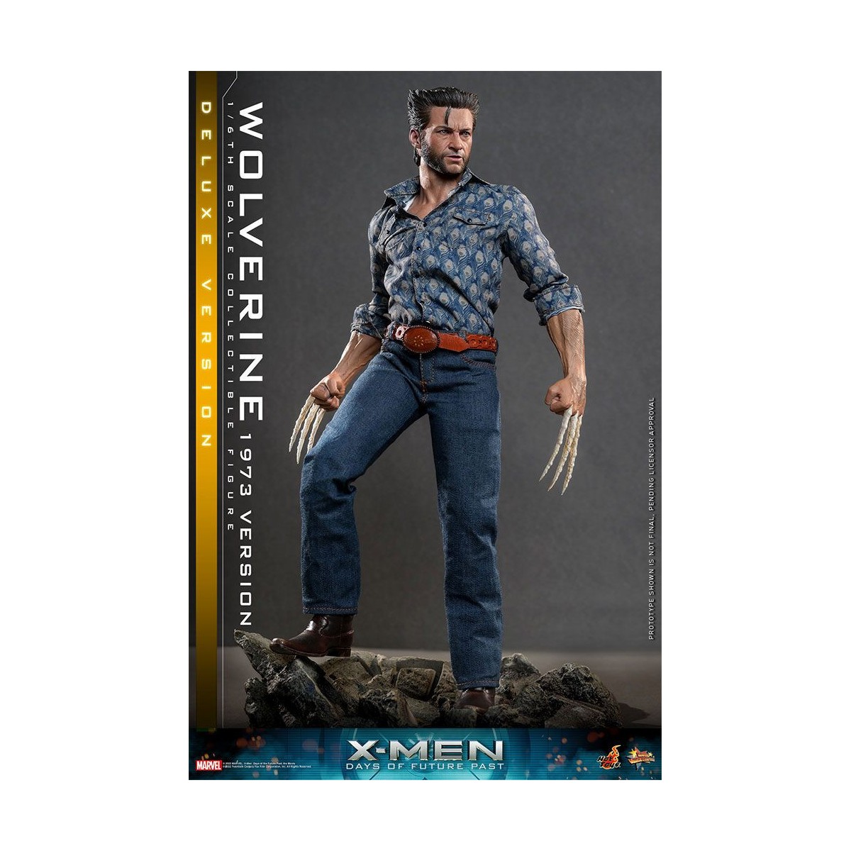 Hot Toys - Wolverine (Versione 1973) Versione Deluxe - X-Men Days of Future Past Film Masterpiece 1/6