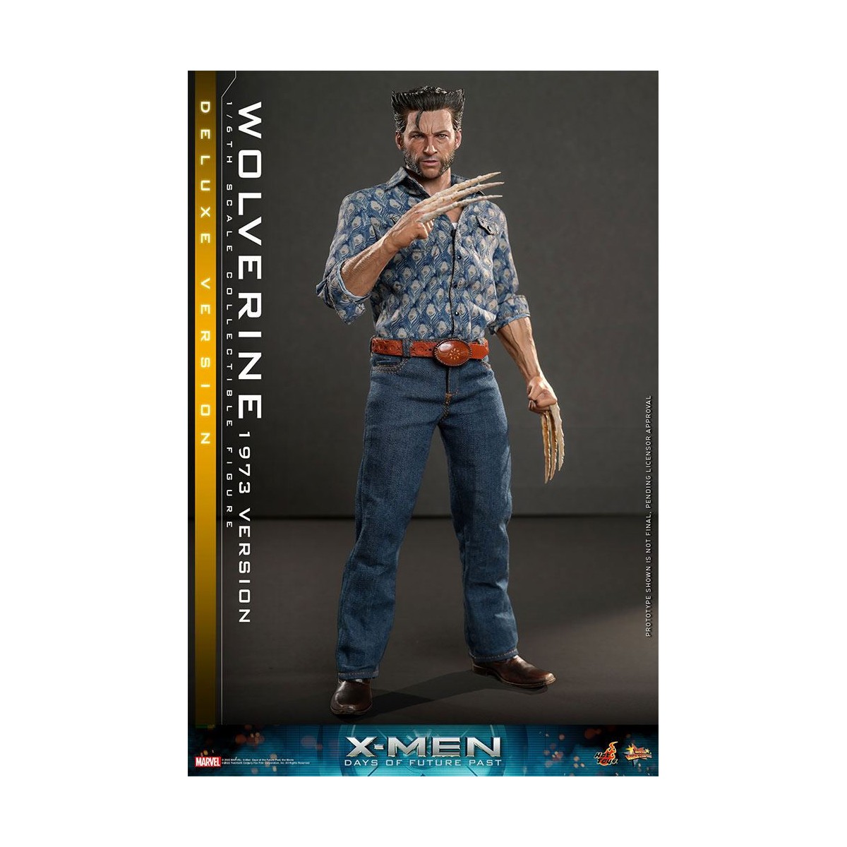 Hot Toys - Wolverine (Versione 1973) Versione Deluxe - X-Men Days of Future Past Film Masterpiece 1/6
