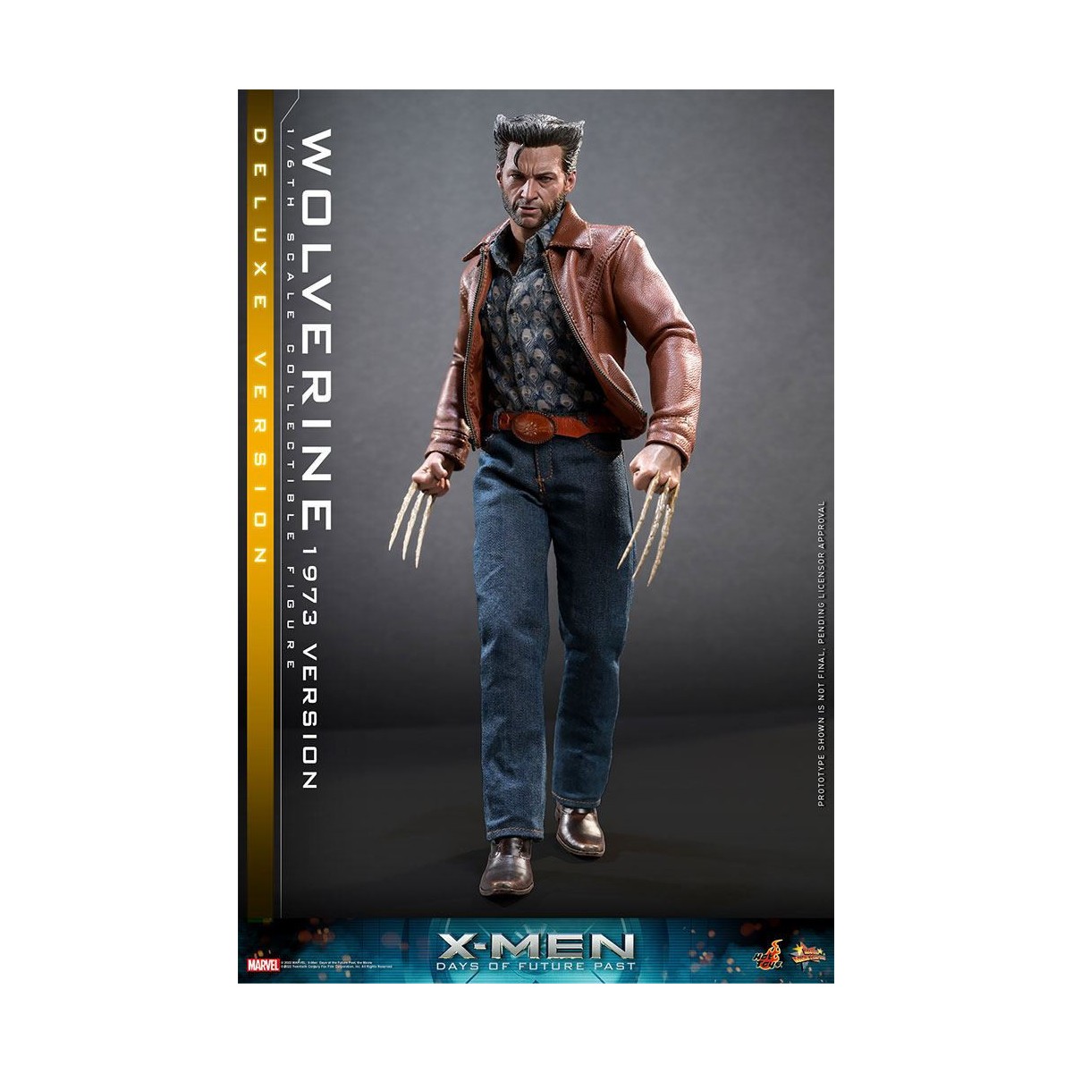 Hot Toys - Wolverine (Versione 1973) Versione Deluxe - X-Men Days of Future Past Film Masterpiece 1/6
