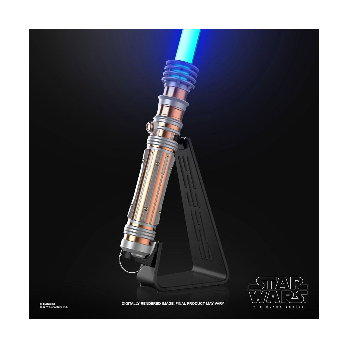 Hasbro - Spada laser Leia Organa Force Fx - Serie nera Replica Elite