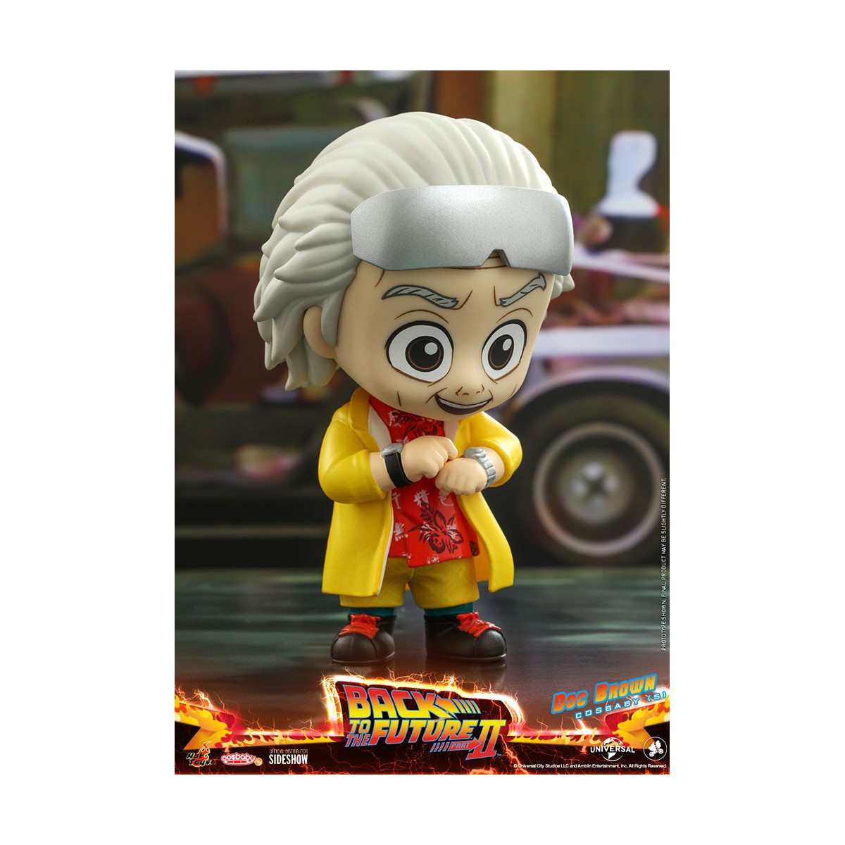 Hot Toys - Doc Brown - Cosbaby BTTF II - Ritorno al futuro II