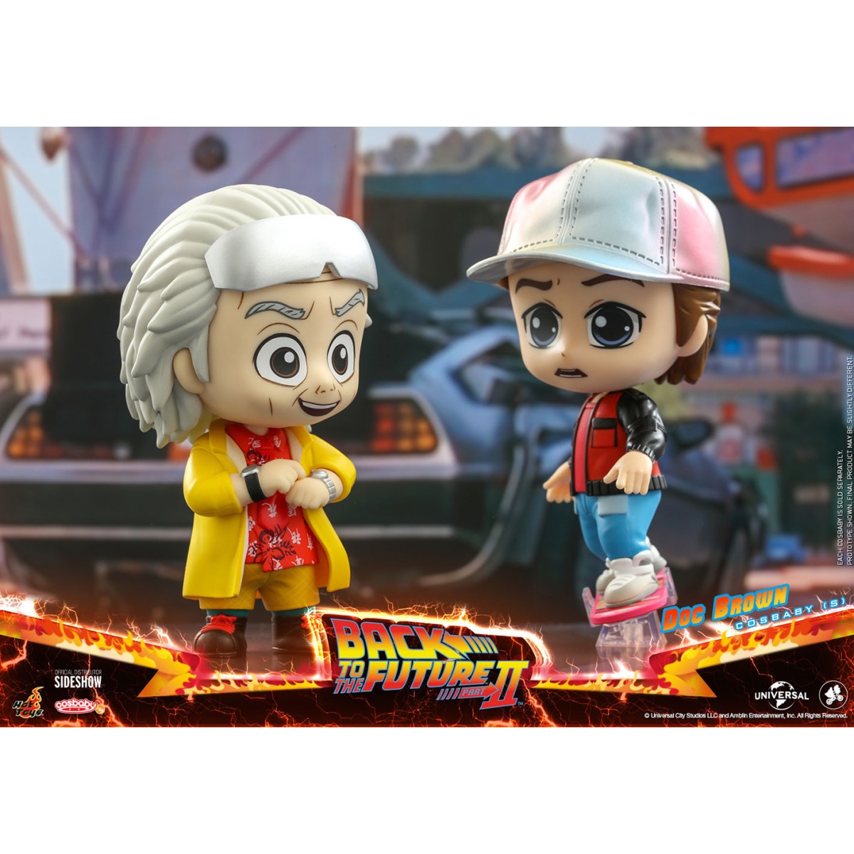 Hot Toys - Doc Brown - Cosbaby BTTF II - Ritorno al futuro II