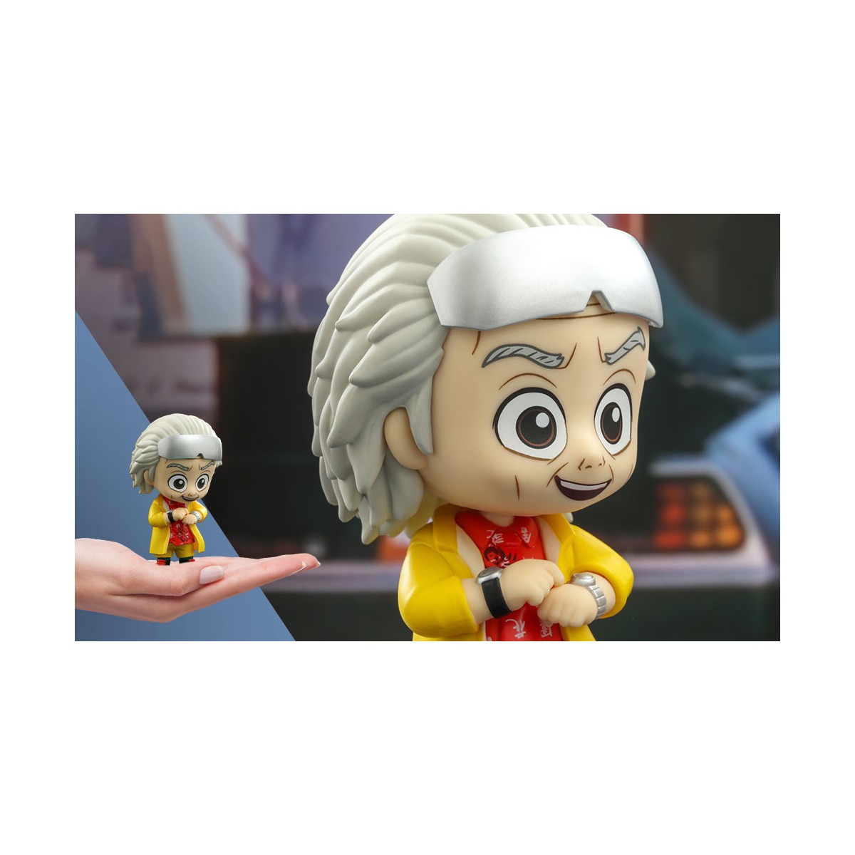 Hot Toys - Doc Brown - Cosbaby BTTF II - Ritorno al futuro II