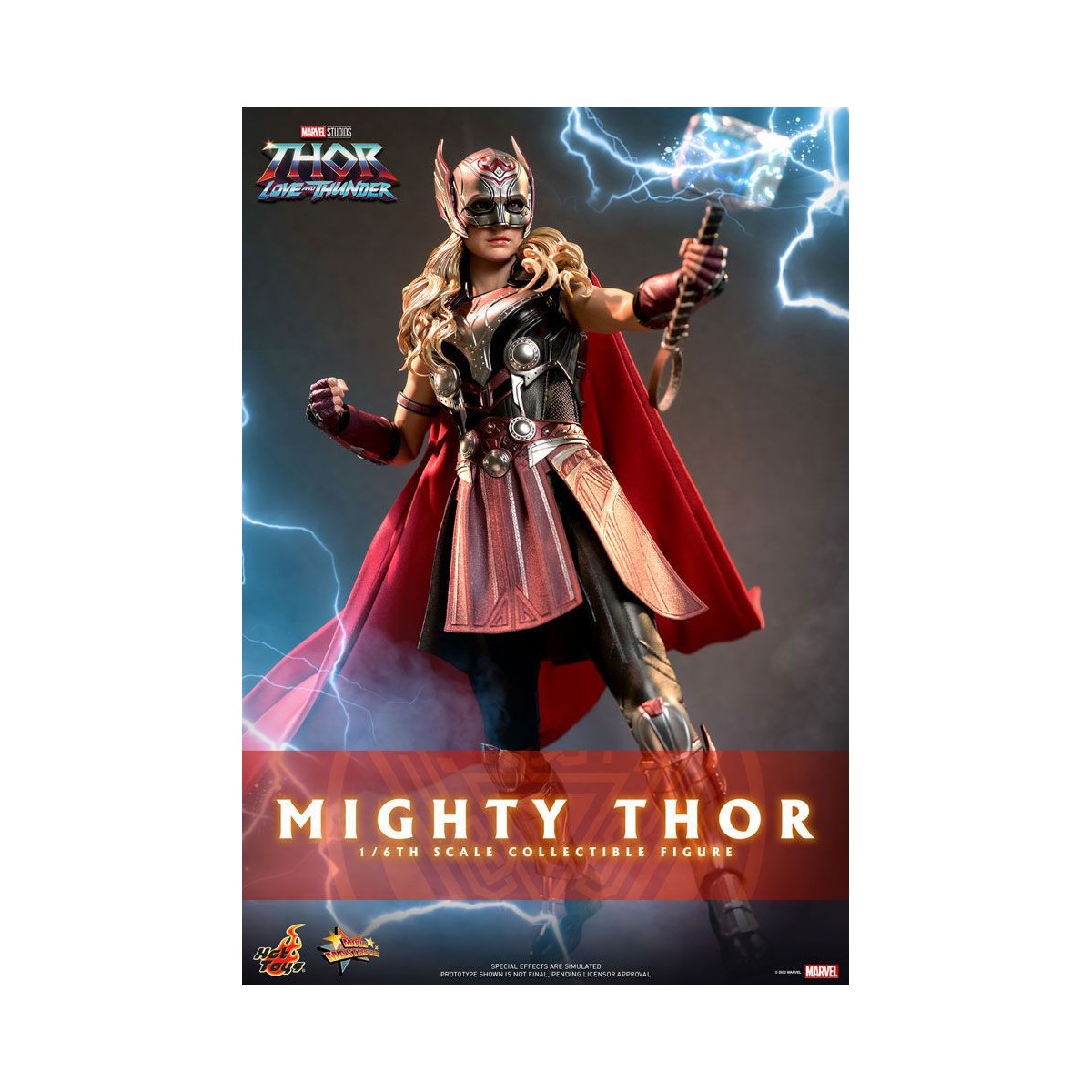 Hot Toys - MIGHTY THOR - Thor: Amore e Tuono figura Masterpiece 1/6