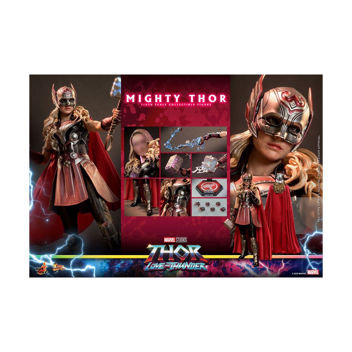 Hot Toys - MIGHTY THOR - Thor: Amore e Tuono figura Masterpiece 1/6