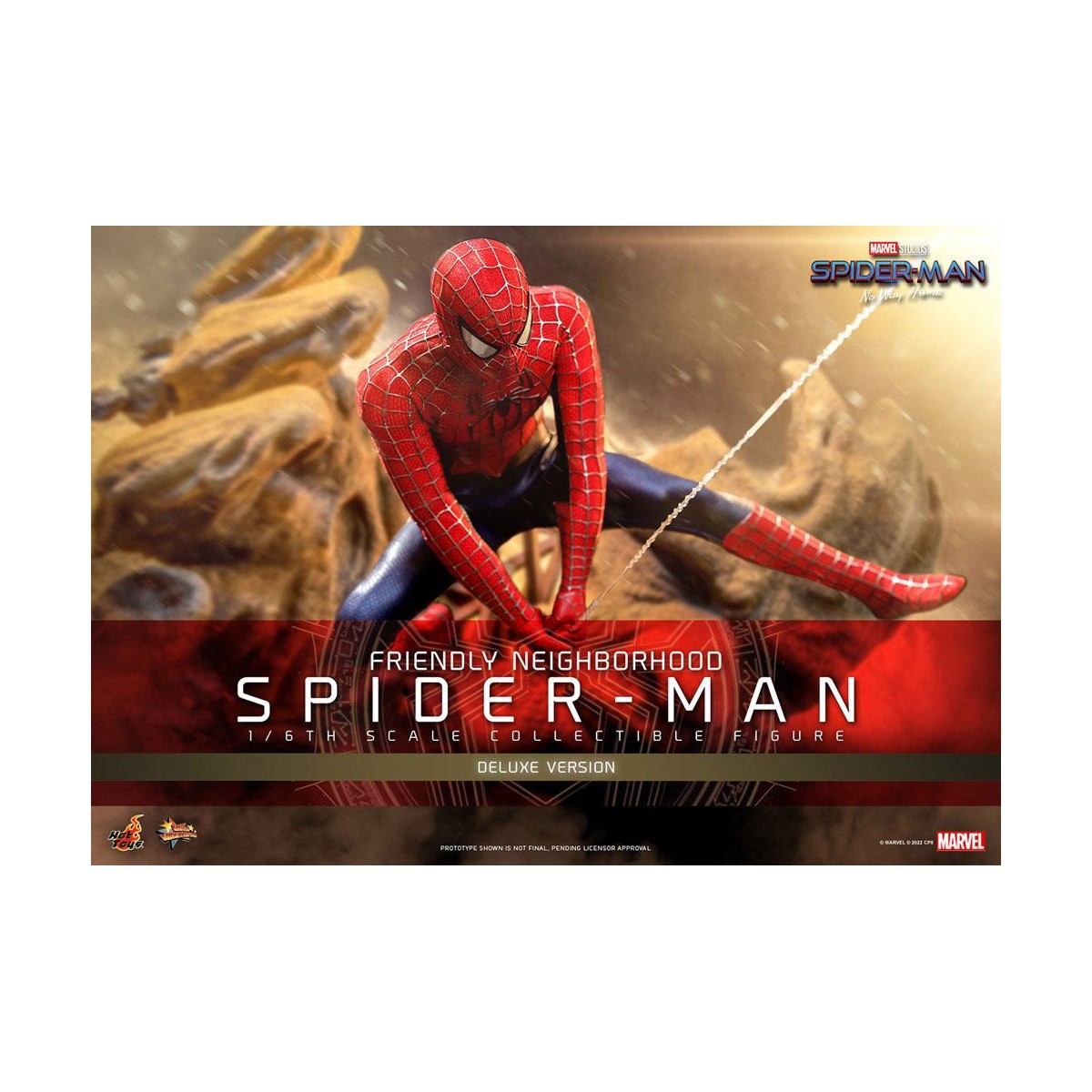 Hot Toys - Spider-Man del vicinato (versione Deluxe) - Marvel's Spider-Man: No Way Home Movie Masterpiece 1/6