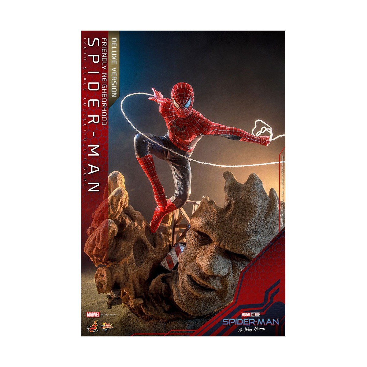 Hot Toys - Spider-Man del vicinato (versione Deluxe) - Marvel's Spider-Man: No Way Home Movie Masterpiece 1/6