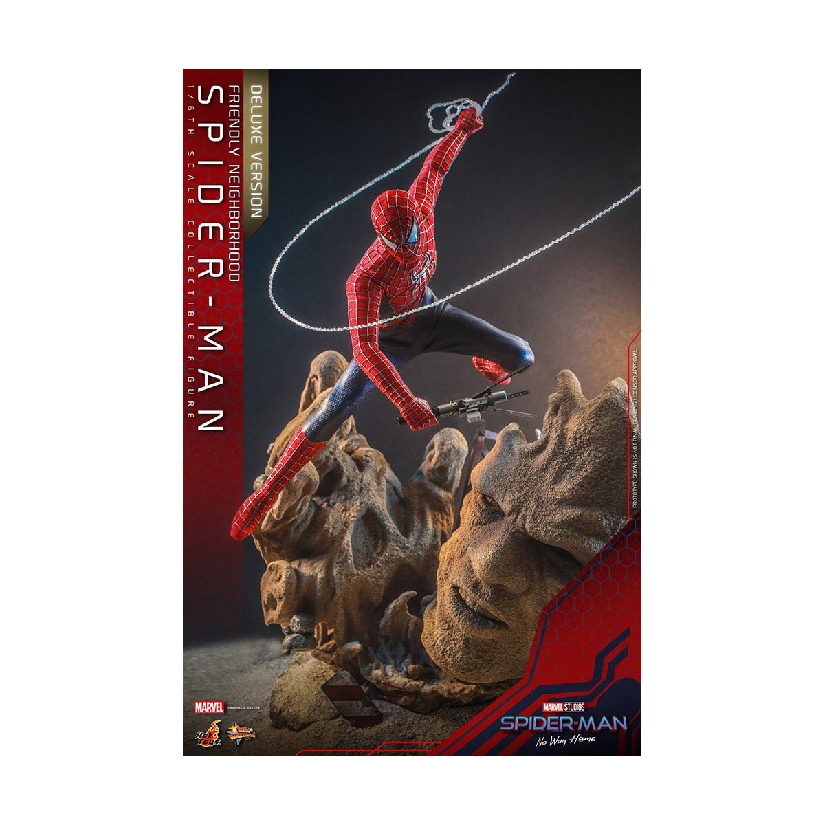 Hot Toys - Spider-Man del vicinato (versione Deluxe) - Marvel's Spider-Man: No Way Home Movie Masterpiece 1/6