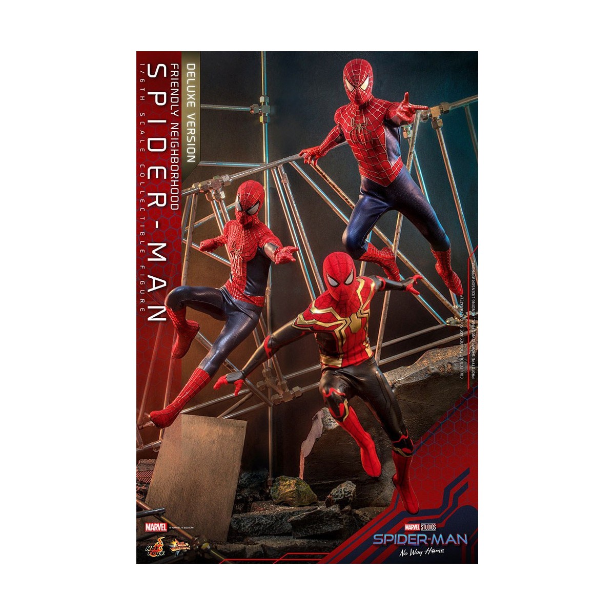 Hot Toys - Spider-Man del vicinato (versione Deluxe) - Marvel's Spider-Man: No Way Home Movie Masterpiece 1/6