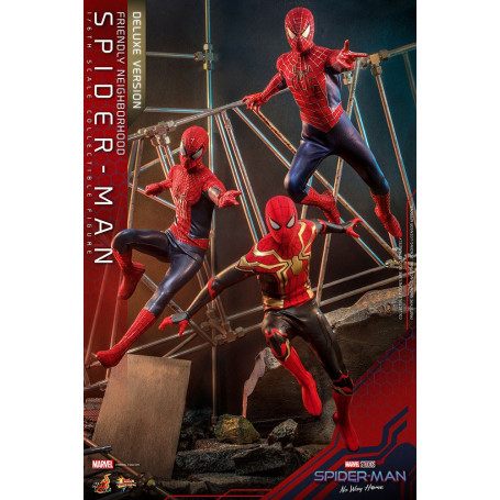 Hot Toys - Spider-Man del vicinato (versione Deluxe) - Marvel's Spider-Man: No Way Home Movie Masterpiece 1/6