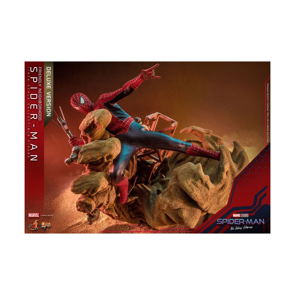 Hot Toys - Spider-Man del vicinato (versione Deluxe) - Marvel's Spider-Man: No Way Home Movie Masterpiece 1/6