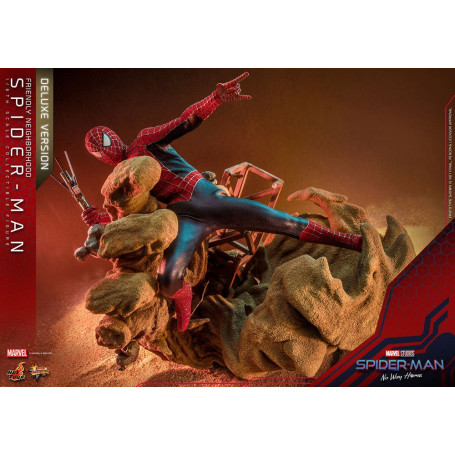 Hot Toys - Spider-Man del vicinato (versione Deluxe) - Marvel's Spider-Man: No Way Home Movie Masterpiece 1/6