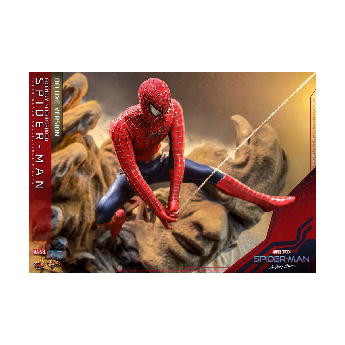 Hot Toys - Spider-Man del vicinato (versione Deluxe) - Marvel's Spider-Man: No Way Home Movie Masterpiece 1/6