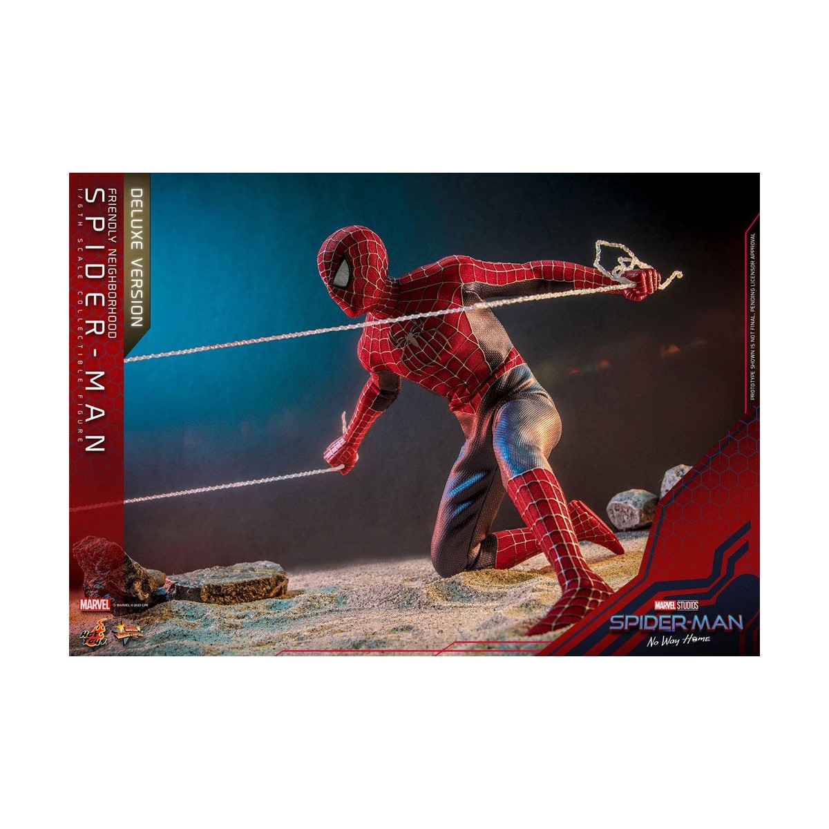 Hot Toys - Spider-Man del vicinato (versione Deluxe) - Marvel's Spider-Man: No Way Home Movie Masterpiece 1/6
