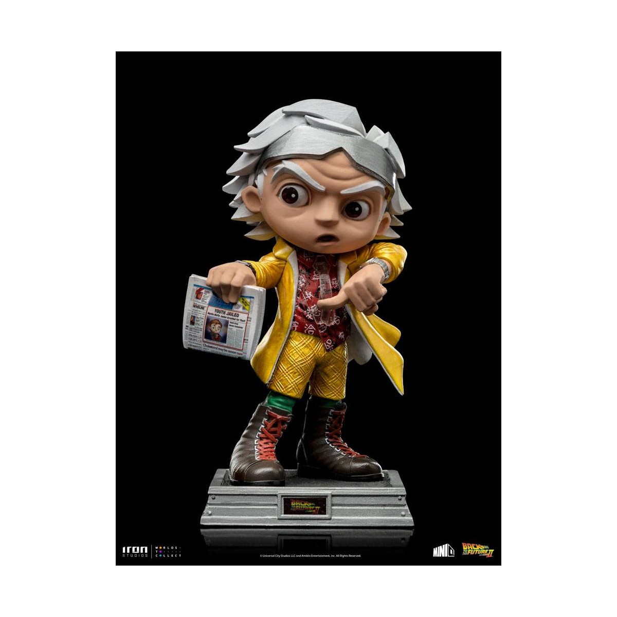 Iron Studios - Doc Brown Ritorno al futuro 2 - Mini Co.