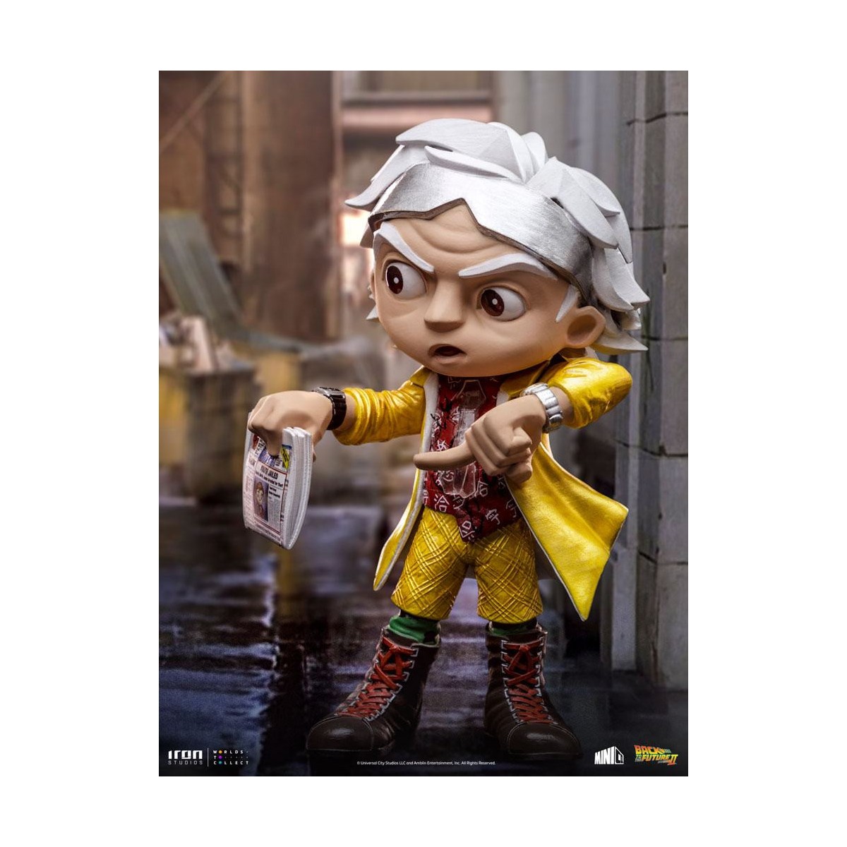 Iron Studios - Doc Brown Ritorno al futuro 2 - Mini Co.