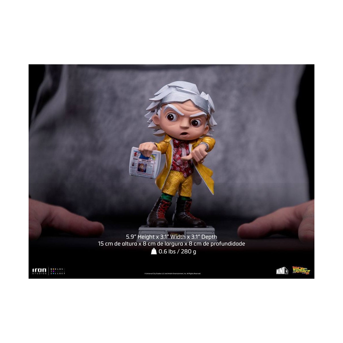 Iron Studios - Doc Brown Ritorno al futuro 2 - Mini Co.