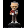 Iron Studios - Figura d'azione di Stan Lee con gatto brontolone - Mini Co.