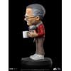Iron Studios - Figura d'azione di Stan Lee con gatto brontolone - Mini Co.