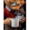 Iron Studios - Figura d'azione di Stan Lee con gatto brontolone - Mini Co.
