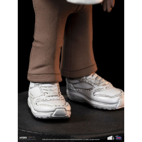 Iron Studios - Figura d'azione di Stan Lee con gatto brontolone - Mini Co.