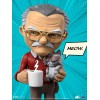 Iron Studios - Figura d'azione di Stan Lee con gatto brontolone - Mini Co.