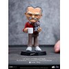 Iron Studios - Figura d'azione di Stan Lee con gatto brontolone - Mini Co.