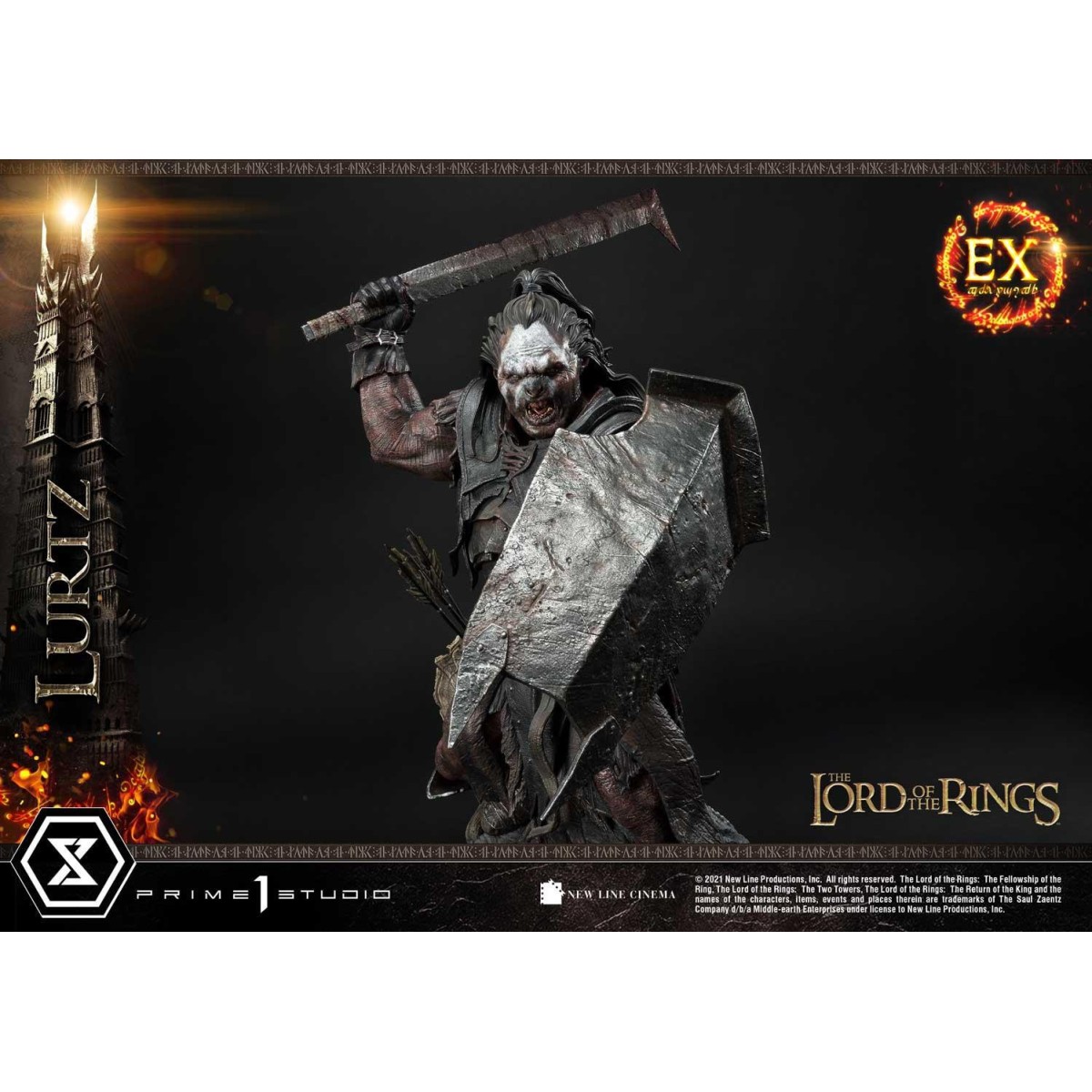 Prime 1 Studio - Lurtz Ex versione 1/4 - LOTR - Il Signore degli Anelli