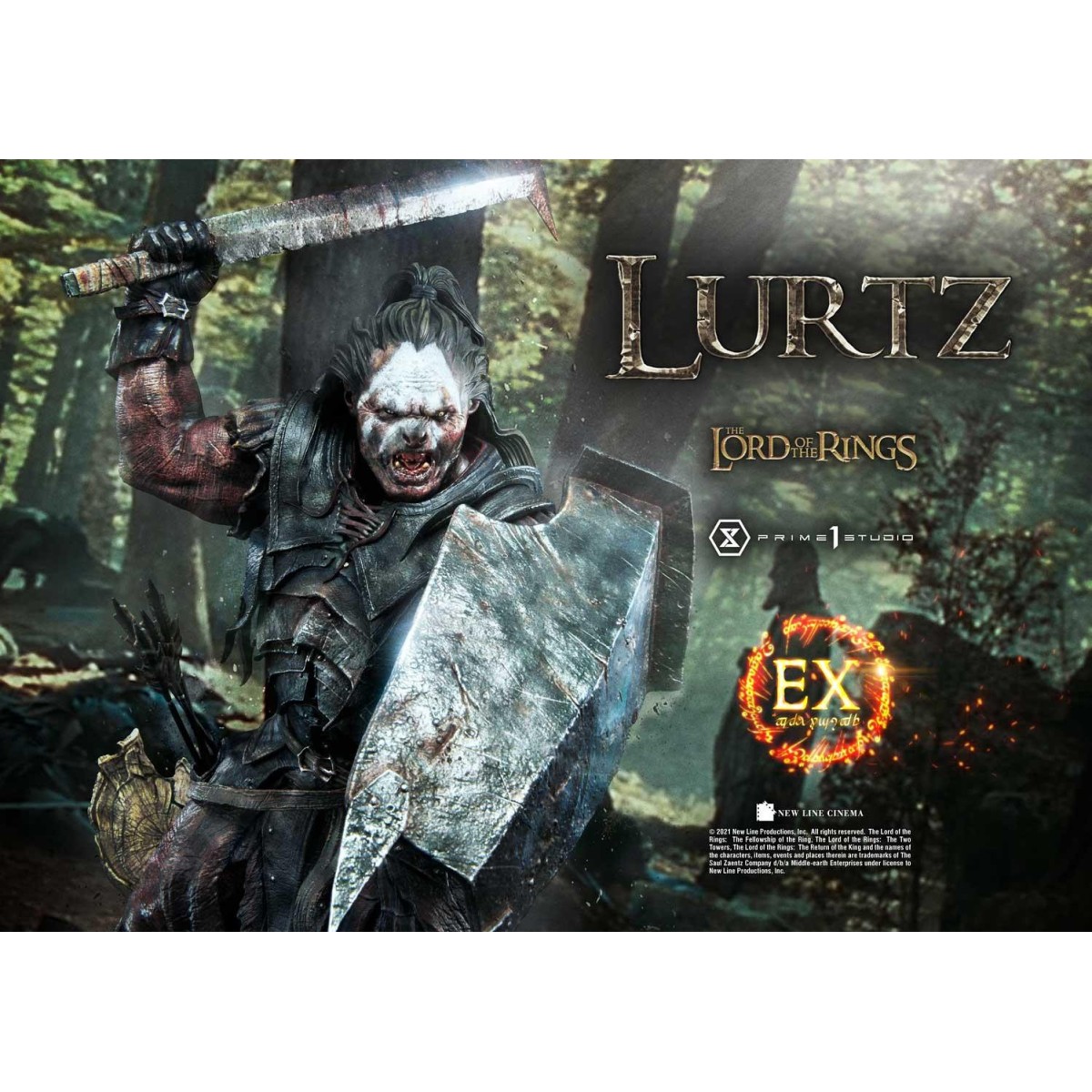 Prime 1 Studio - Lurtz Ex versione 1/4 - LOTR - Il Signore degli Anelli