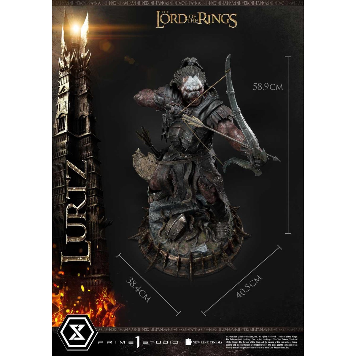 Prime 1 Studio - Lurtz Ex versione 1/4 - LOTR - Il Signore degli Anelli