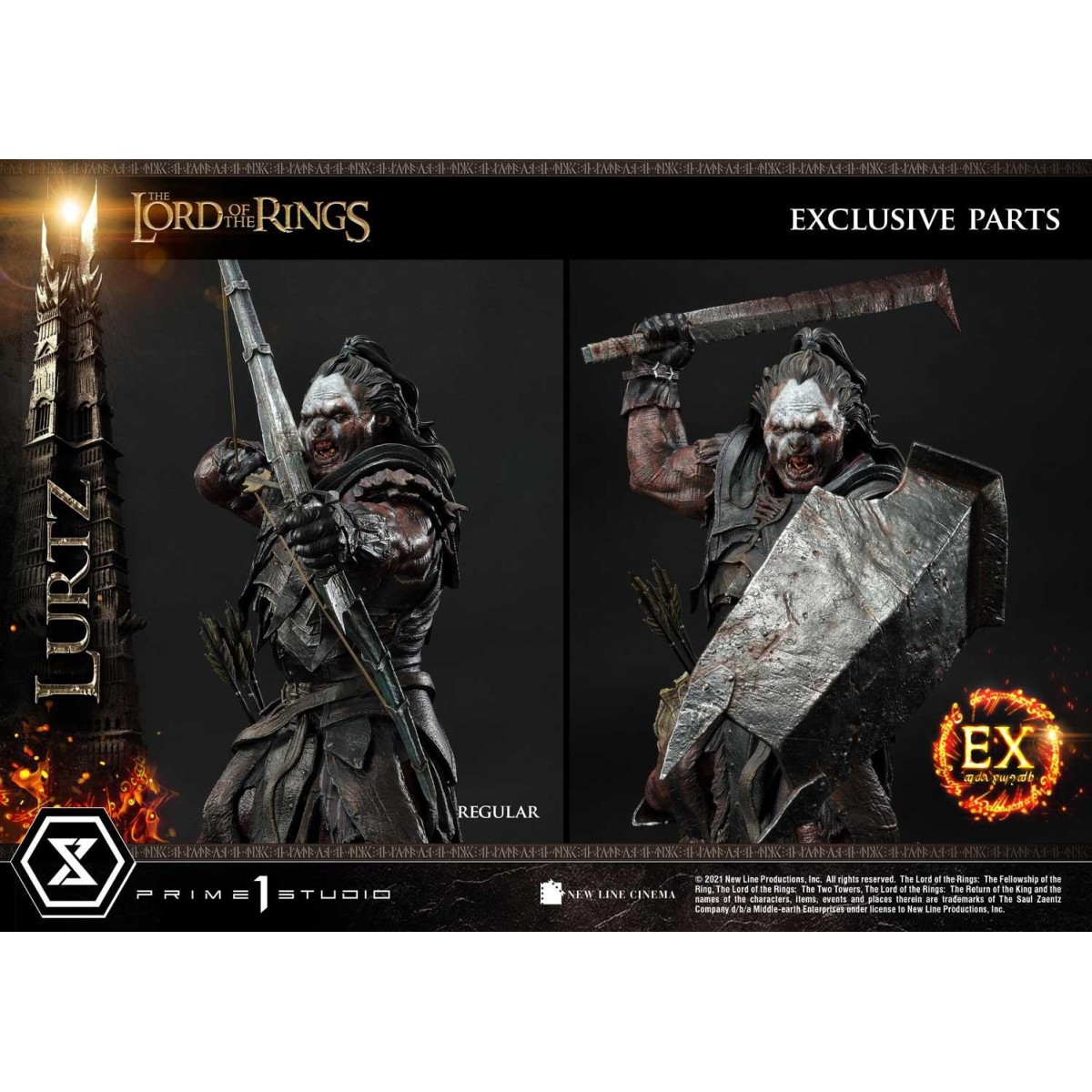 Prime 1 Studio - Lurtz Ex versione 1/4 - LOTR - Il Signore degli Anelli