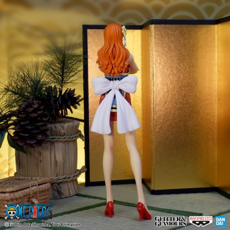 Banpresto One Piece - Nami Wanokuni Style II Versione A - Glitter & Glamours