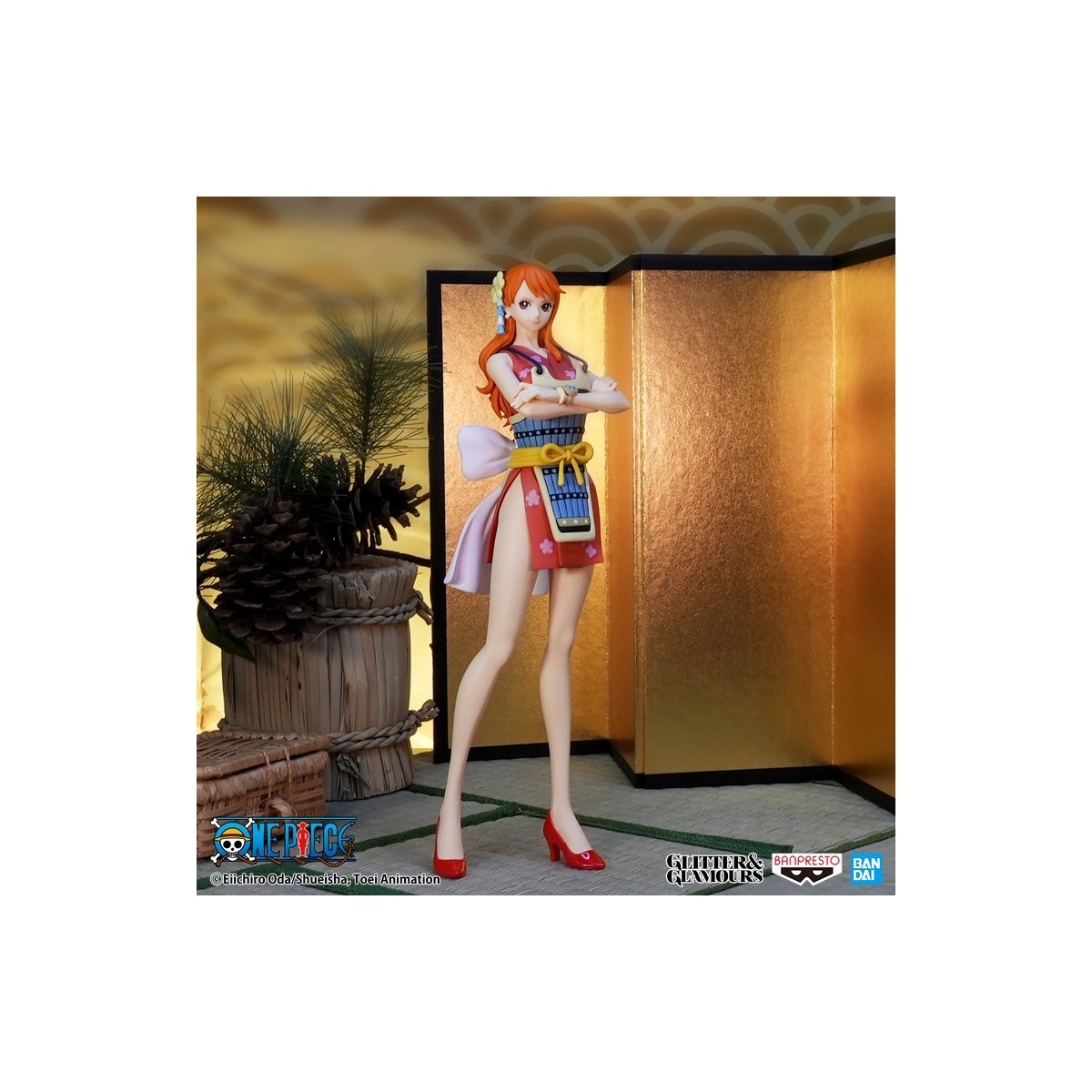 Banpresto One Piece - Nami Wanokuni Style II Versione A - Glitter & Glamours
