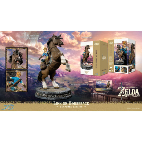 Prime 4 figure - Zelda - The Legend of Zelda: Breath of The Wild - Link a cavallo (edizione standard)