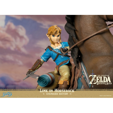Prime 4 figure - Zelda - The Legend of Zelda: Breath of The Wild - Link a cavallo (edizione standard)