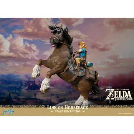 Prime 4 figure - Zelda - The Legend of Zelda: Breath of The Wild - Link a cavallo (edizione standard)