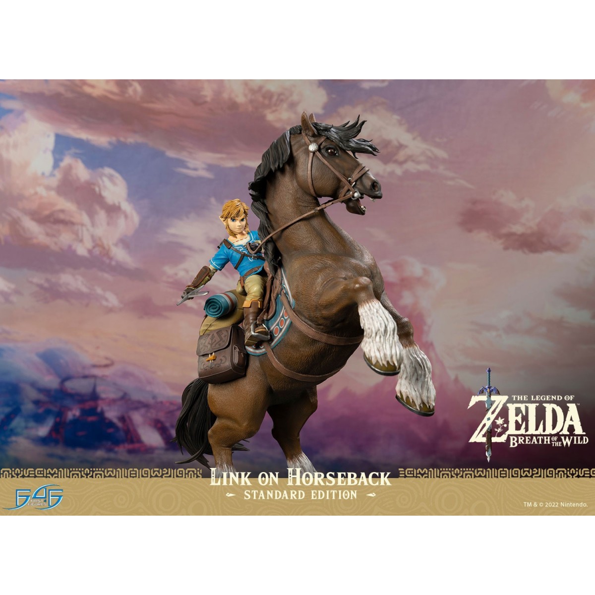 Prime 4 figure - Zelda - The Legend of Zelda: Breath of The Wild - Link a cavallo (edizione standard)