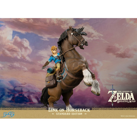 Prime 4 figure - Zelda - The Legend of Zelda: Breath of The Wild - Link a cavallo (edizione standard)
