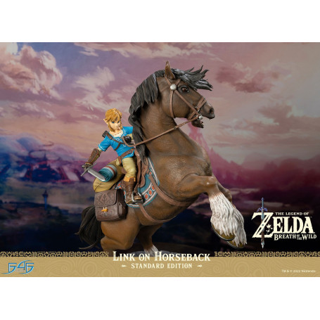 Prime 4 figure - Zelda - The Legend of Zelda: Breath of The Wild - Link a cavallo (edizione standard)