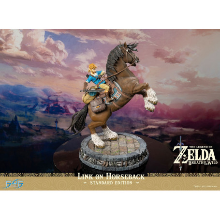 Prime 4 figure - Zelda - The Legend of Zelda: Breath of The Wild - Link a cavallo (edizione standard)