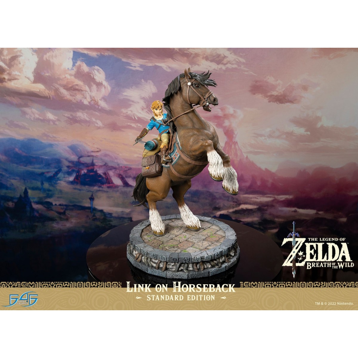 Prime 4 figure - Zelda - The Legend of Zelda: Breath of The Wild - Link a cavallo (edizione standard)