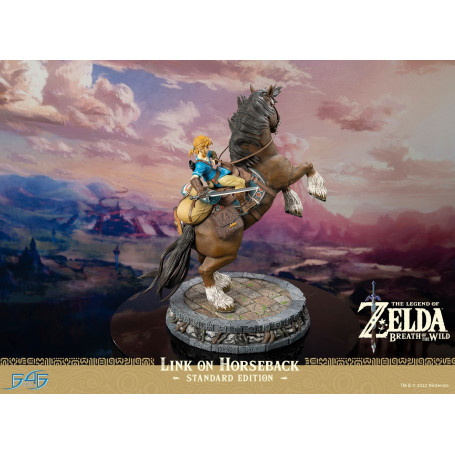Prime 4 figure - Zelda - The Legend of Zelda: Breath of The Wild - Link a cavallo (edizione standard)