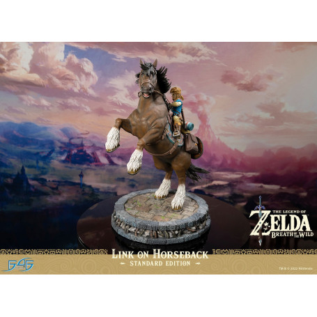 Prime 4 figure - Zelda - The Legend of Zelda: Breath of The Wild - Link a cavallo (edizione standard)