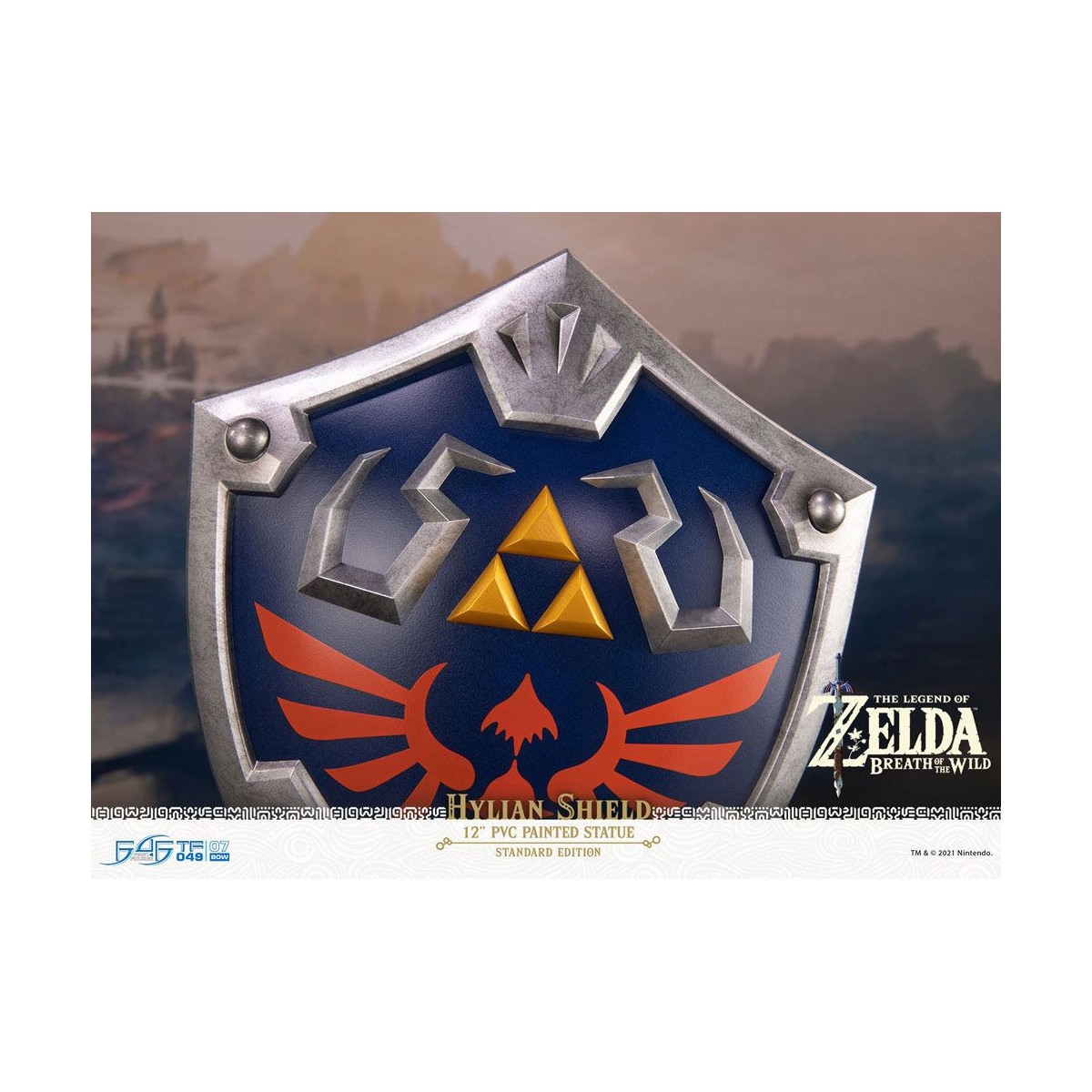 First 4 Figures - Zelda - Scudo di Hylian Edizione Standard - Statua in PVC di Breath of the Wild