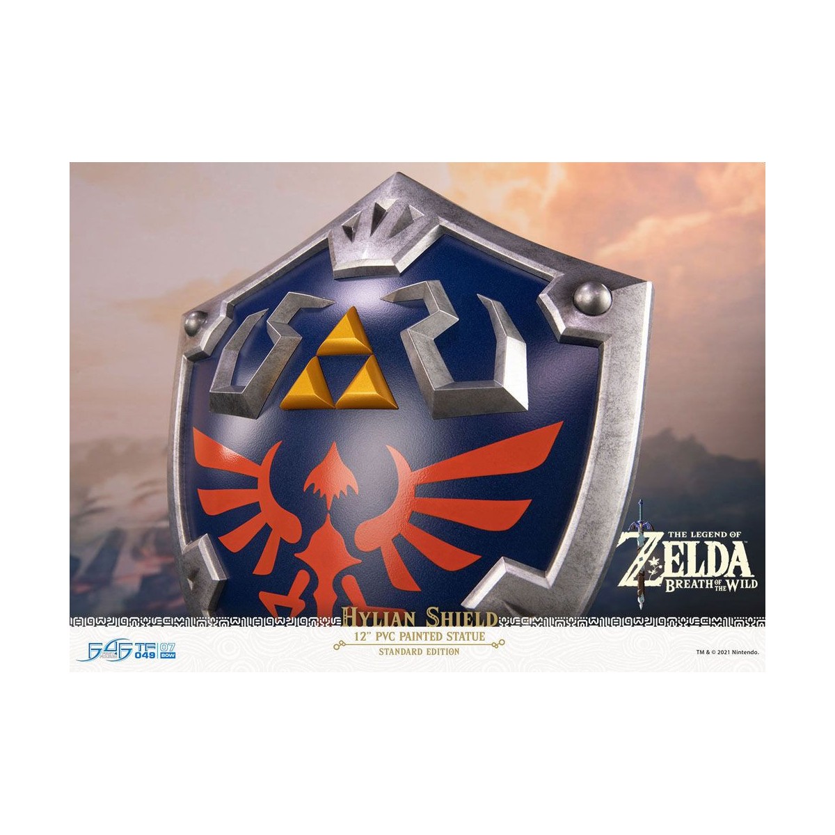 First 4 Figures - Zelda - Scudo di Hylian Edizione Standard - Statua in PVC di Breath of the Wild