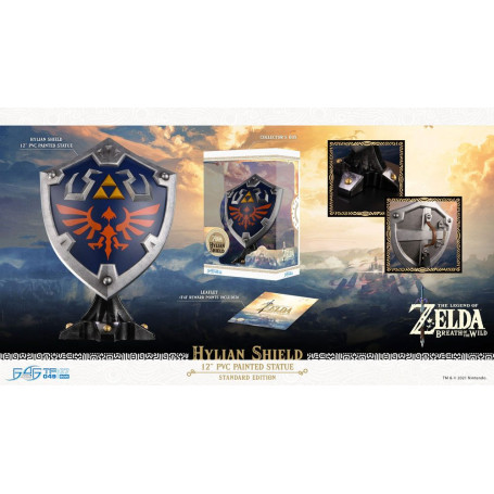 First 4 Figures - Zelda - Scudo di Hylian Edizione Standard - Statua in PVC di Breath of the Wild