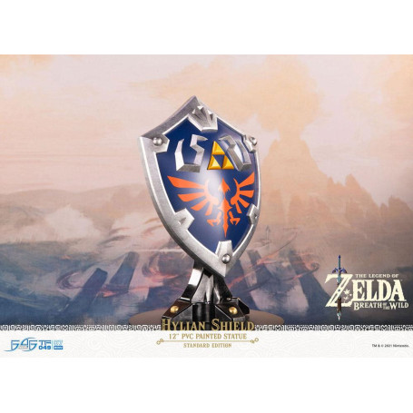 First 4 Figures - Zelda - Scudo di Hylian Edizione Standard - Statua in PVC di Breath of the Wild