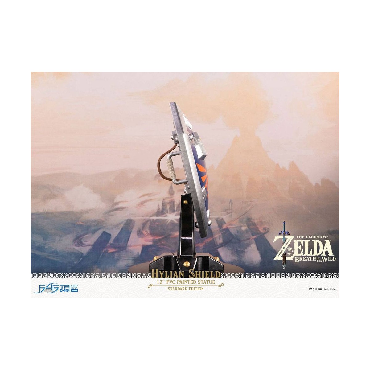First 4 Figures - Zelda - Scudo di Hylian Edizione Standard - Statua in PVC di Breath of the Wild
