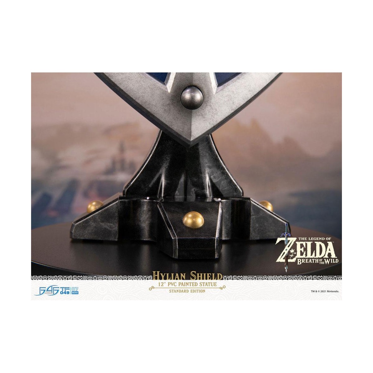 First 4 Figures - Zelda - Scudo di Hylian Edizione Standard - Statua in PVC di Breath of the Wild